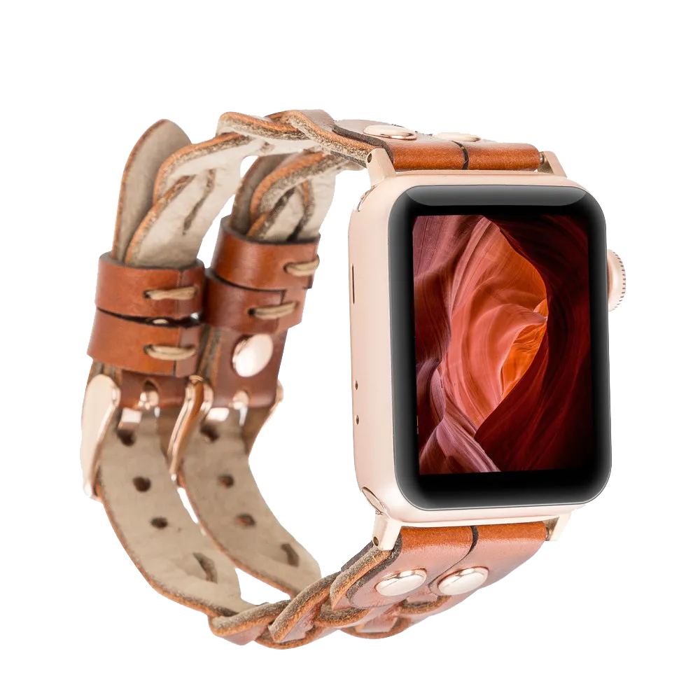 DelfiCase Sheffield Double Apple Watch Band & Fitbit/Sense
