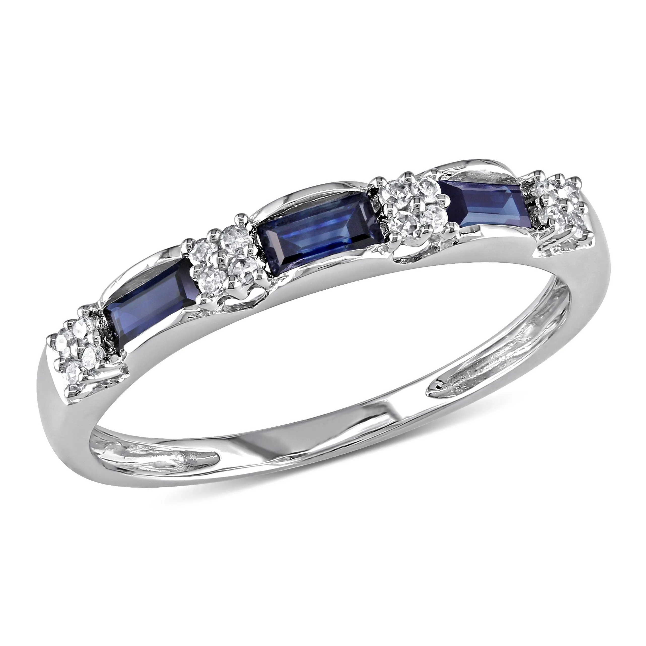Diamond And Sapphire Eternity Ring