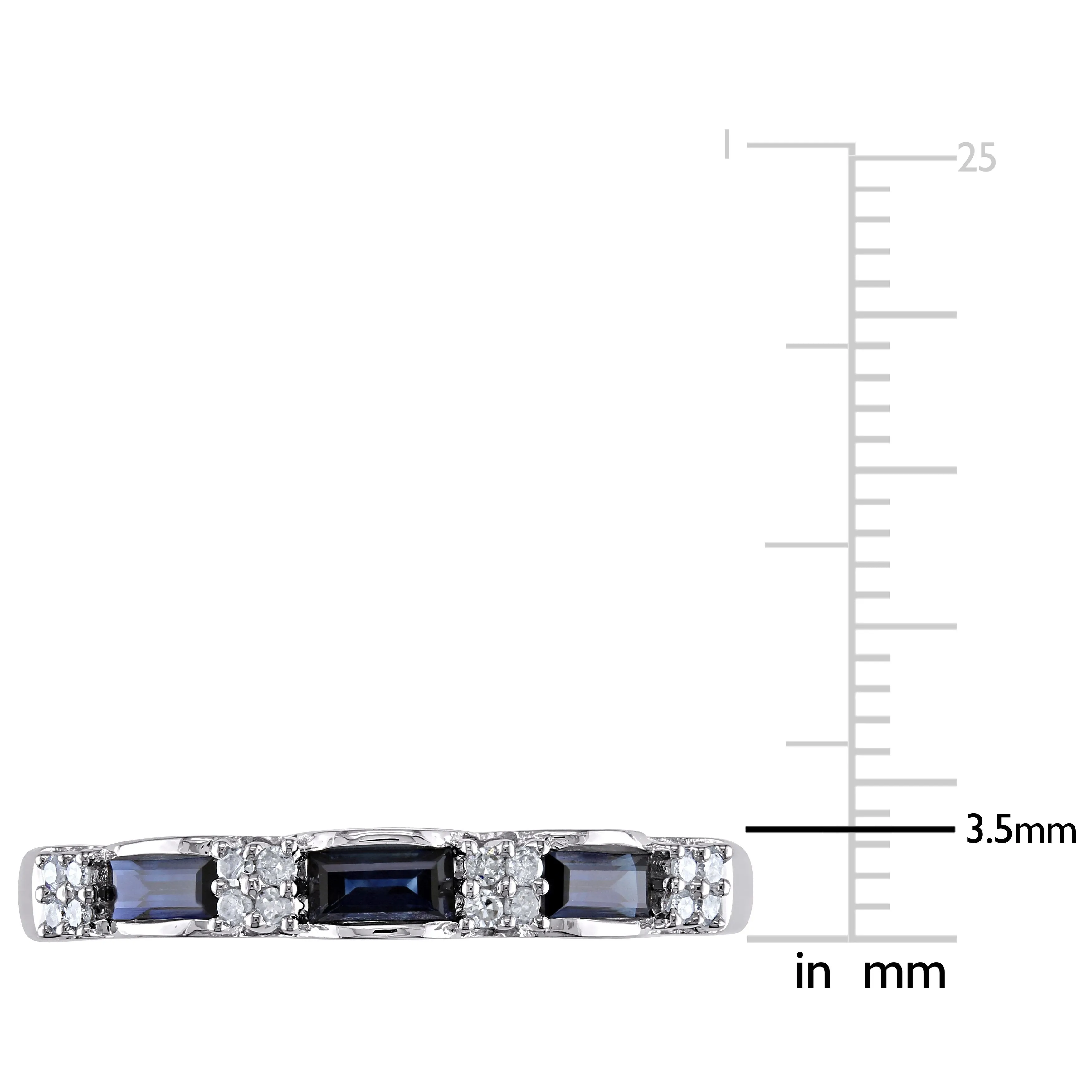 Diamond And Sapphire Eternity Ring