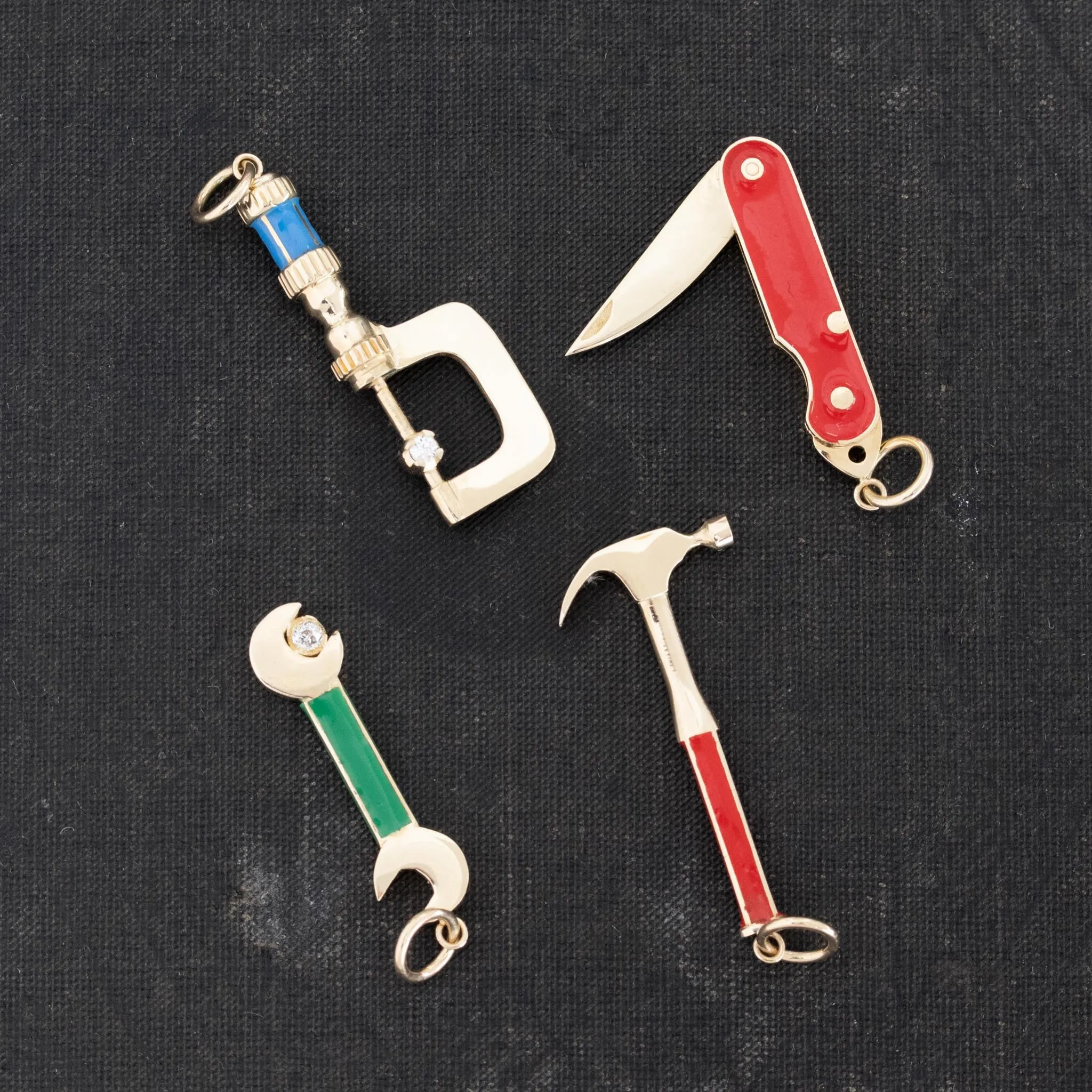 Diamond Clamp Tool Charm