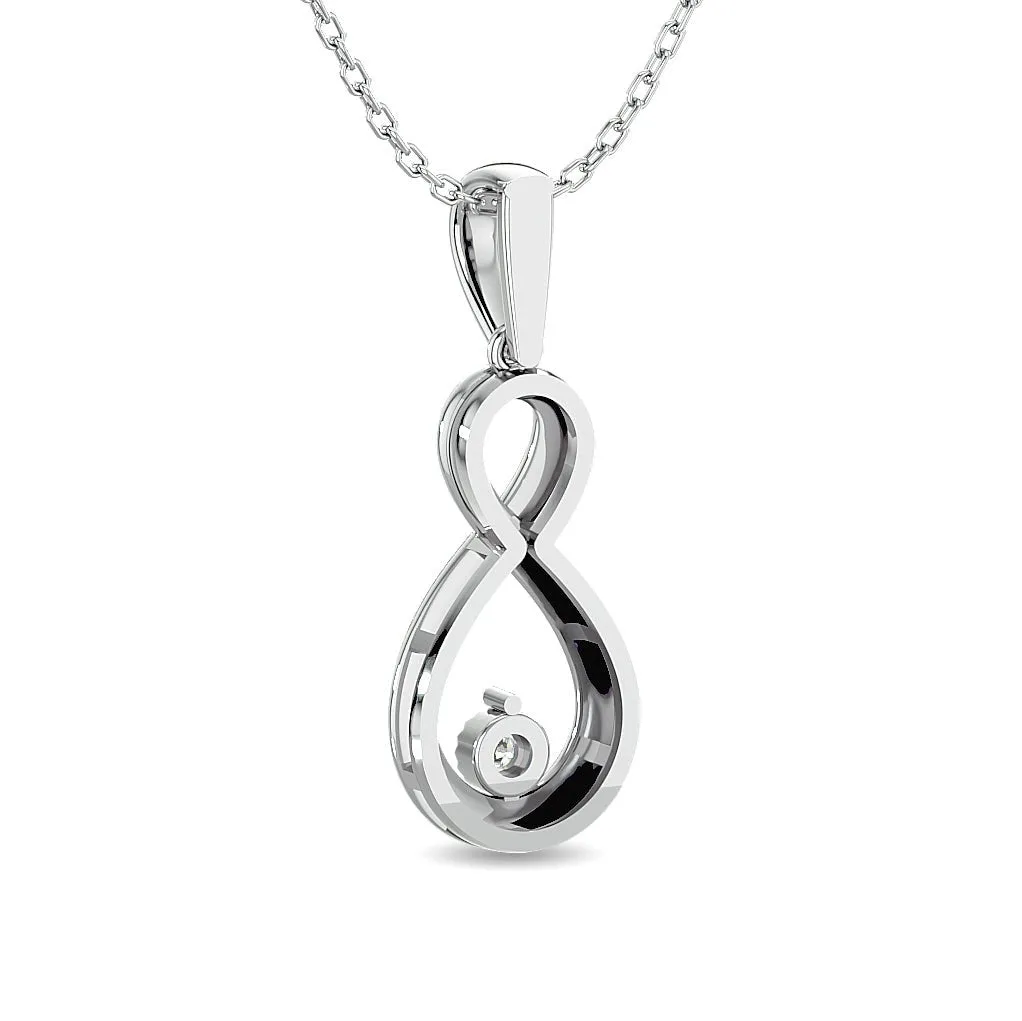 Diamond Infinity Necklace