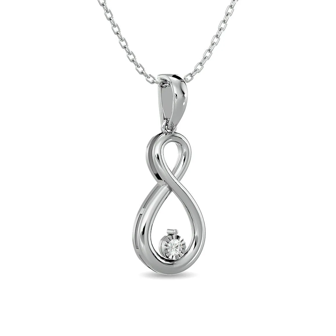 Diamond Infinity Necklace