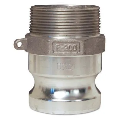 Dixon Valve Global Type F Adapters, 4 in, Male/Male, Aluminum, G400-F-AL