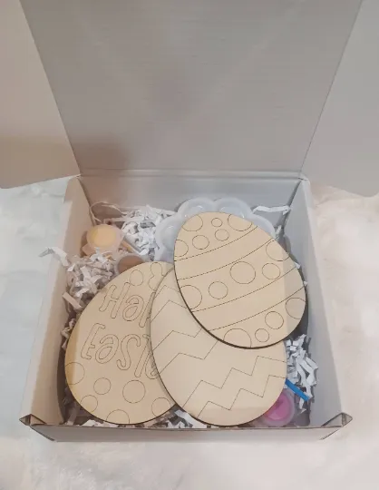 DIY Wooden Easter Egg Kit