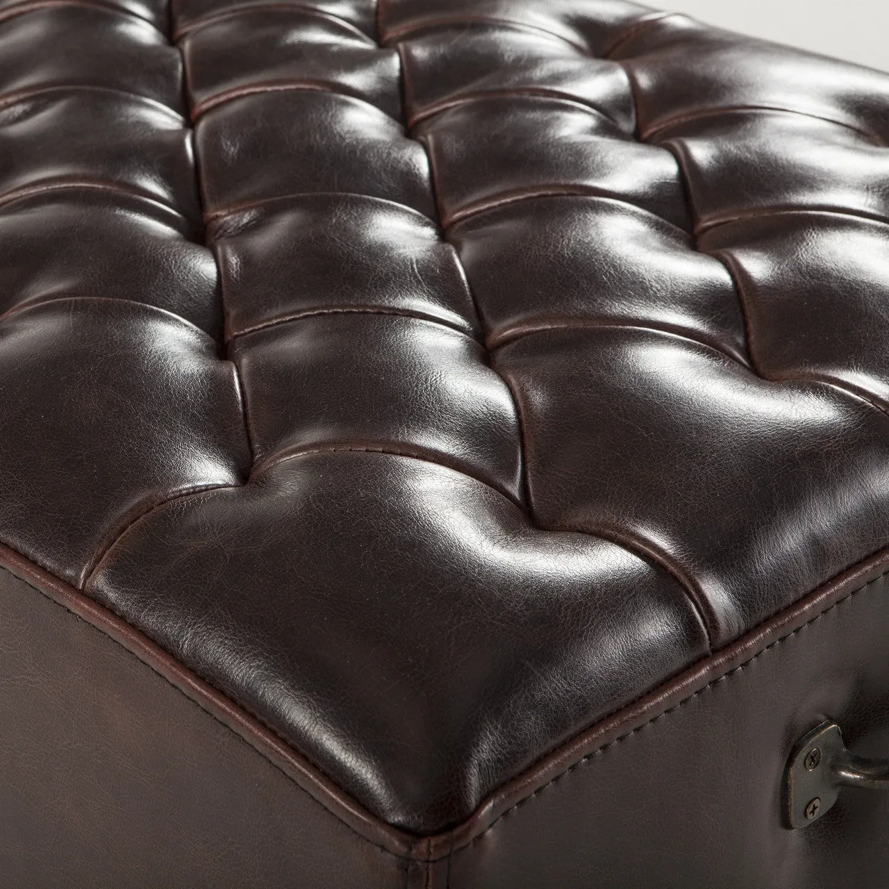 D'Orsay Leather Bench