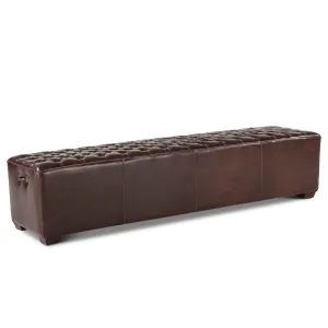 D'Orsay Leather Bench