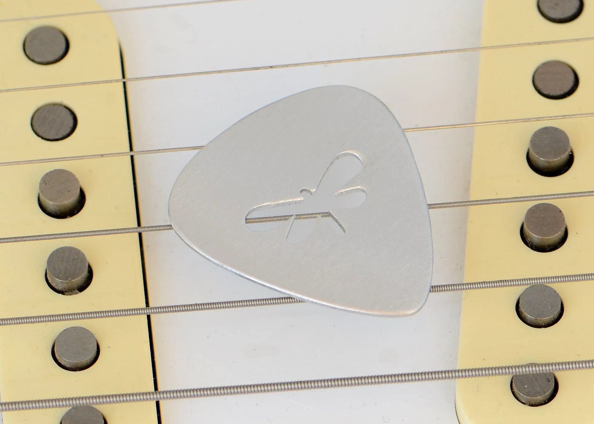 Dragonfly Guitar Pick in Aluminum