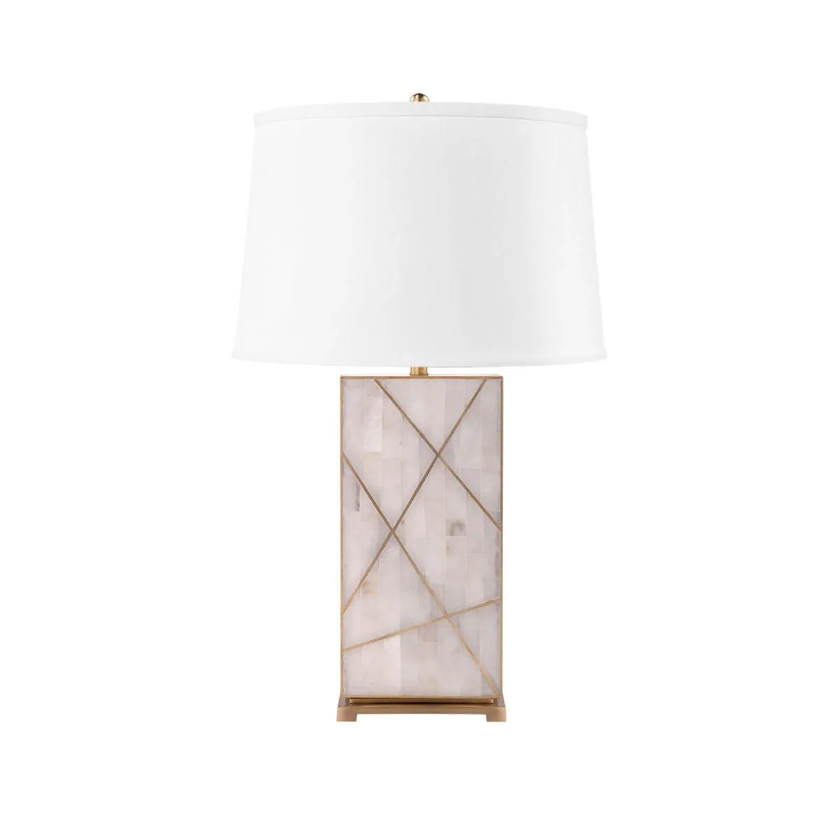Elgin Lamp Without Shade / Alabaster