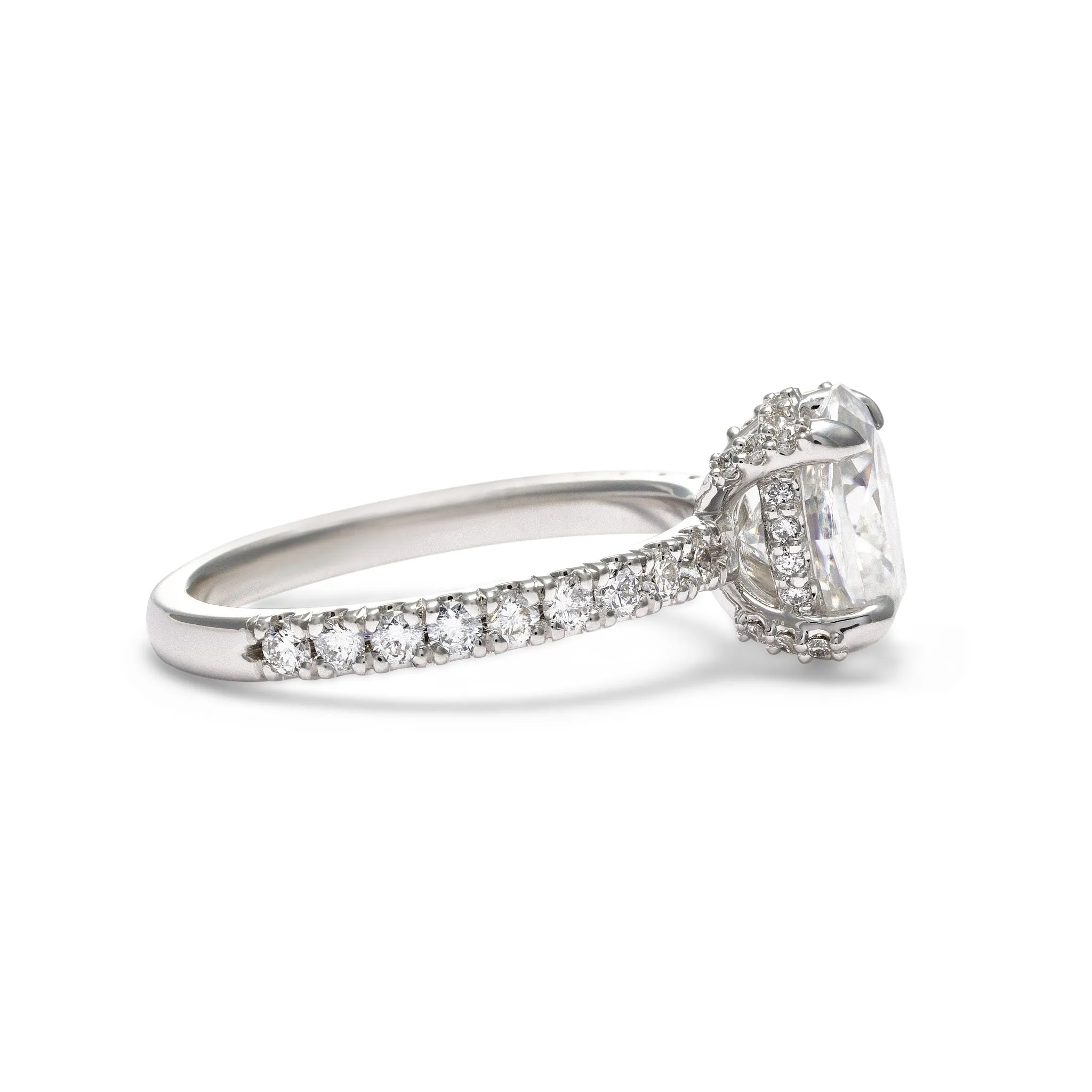 Eliza Oval Cut Diamond Engagement Ring