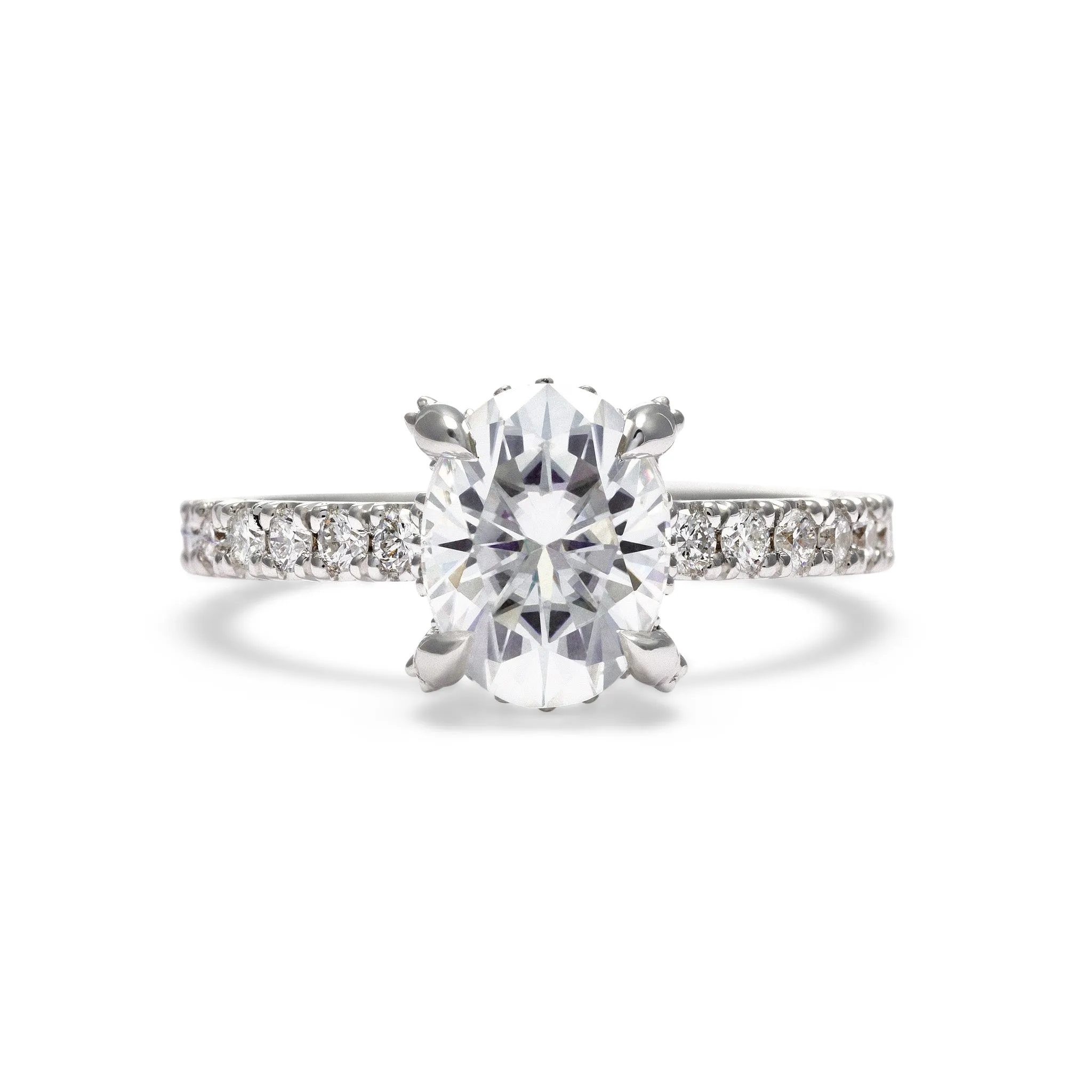 Eliza Oval Cut Diamond Engagement Ring