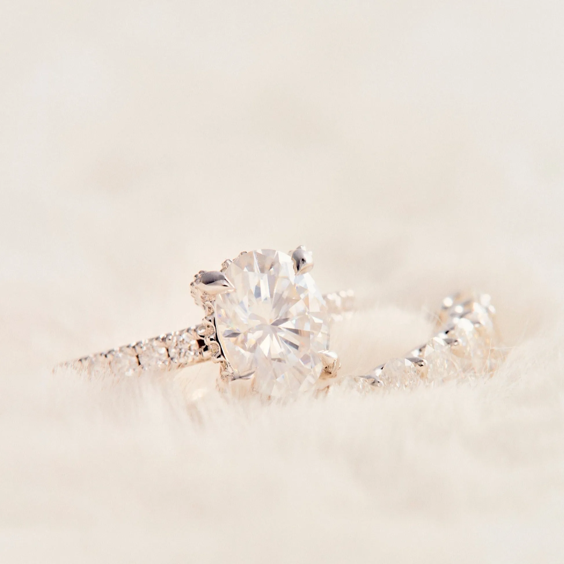 Eliza Oval Cut Diamond Engagement Ring