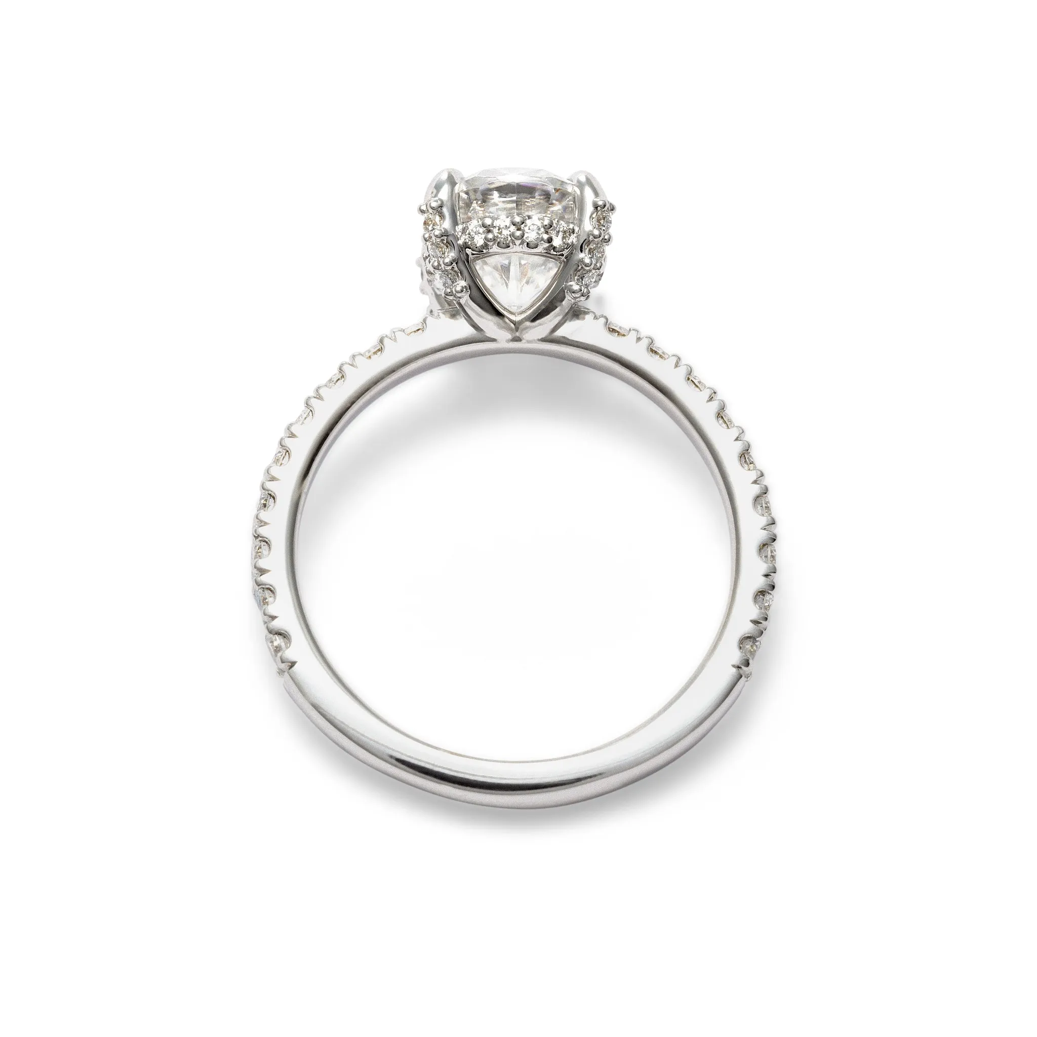Eliza Oval Cut Diamond Engagement Ring