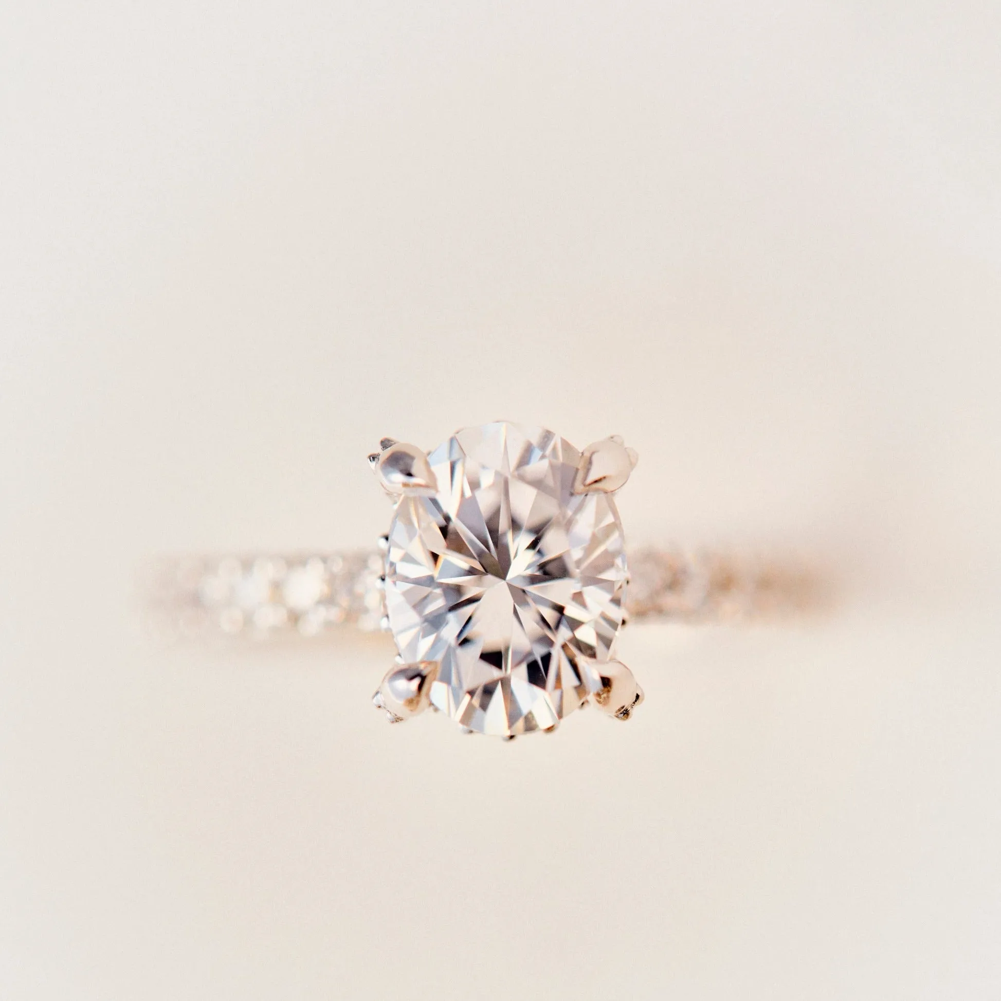 Eliza Oval Cut Diamond Engagement Ring