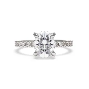 Eliza Oval Cut Diamond Engagement Ring