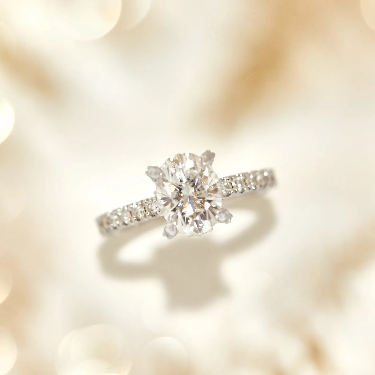 Eliza Oval Cut Diamond Engagement Ring