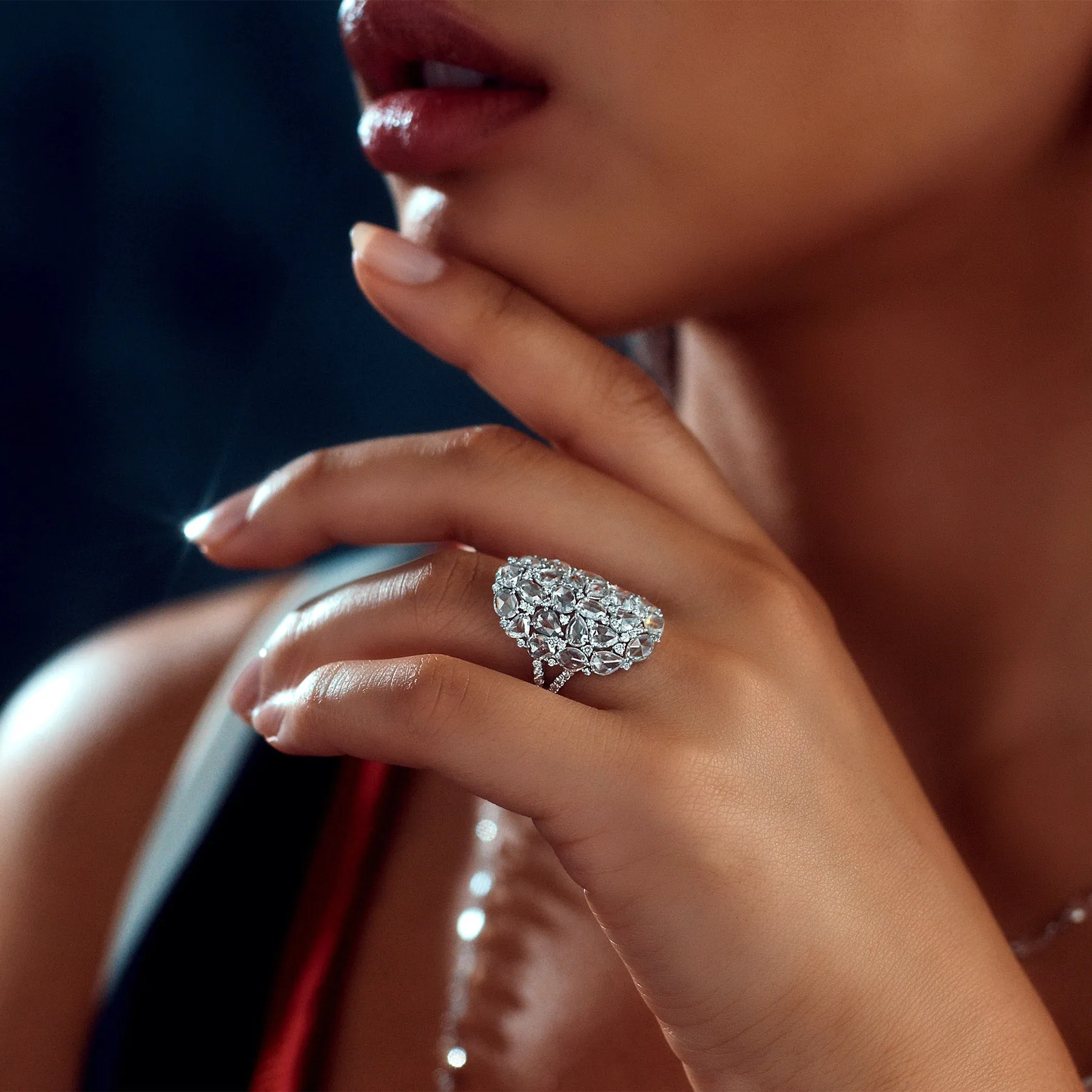 Enchanted Evening Antares Diamond Cocktail Ring