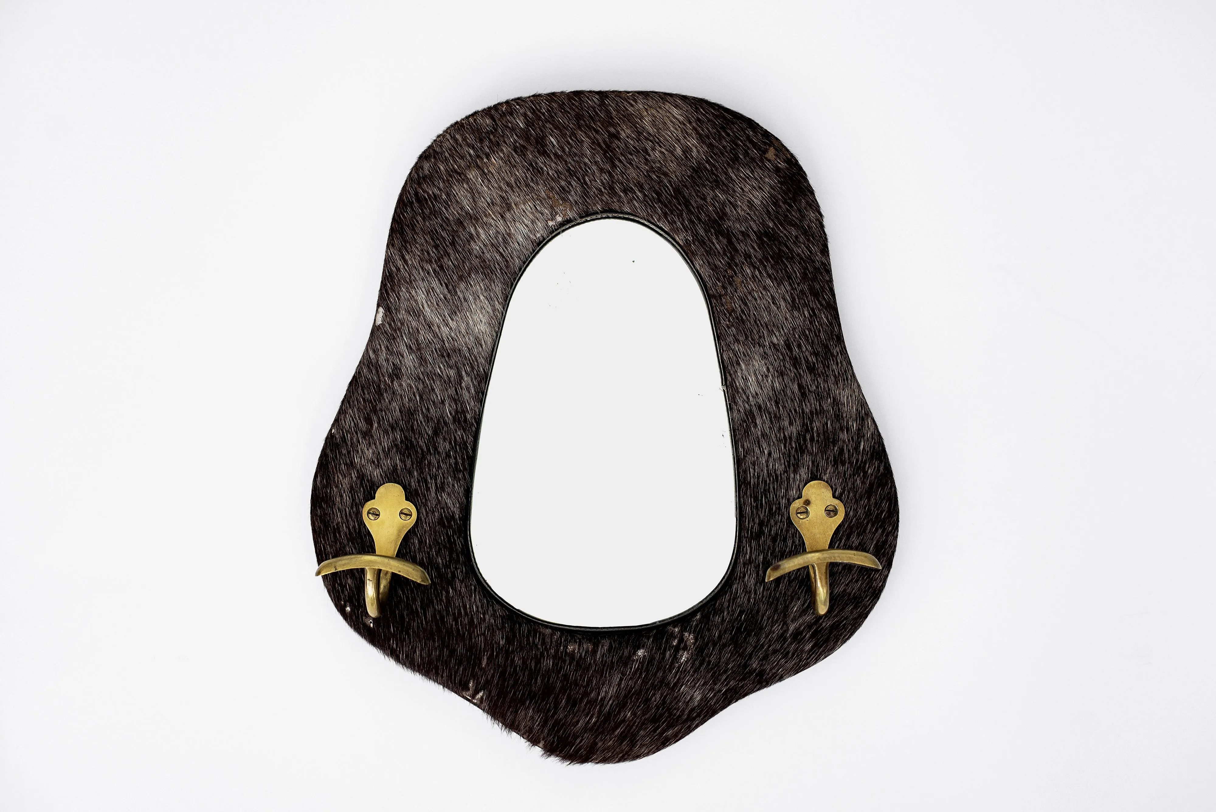 Equestrian Mirror Attributed to Jacques Adnet