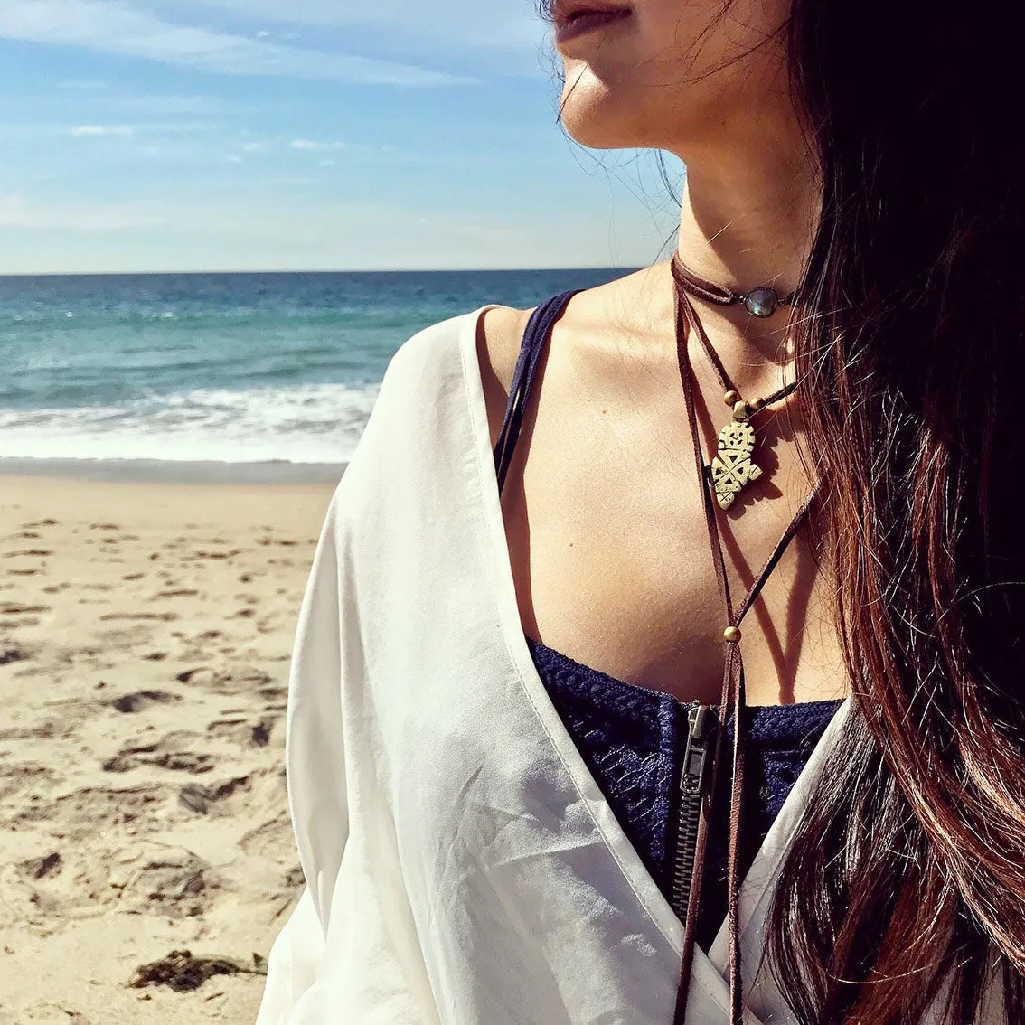 Ethiopian Coptic pendant Choker