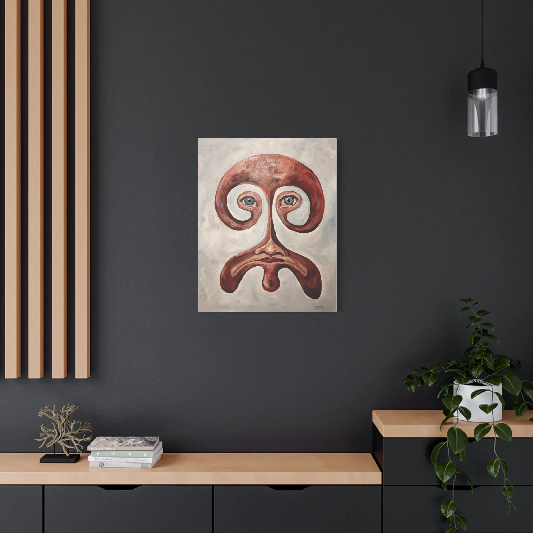 Face #1 Print on canvas