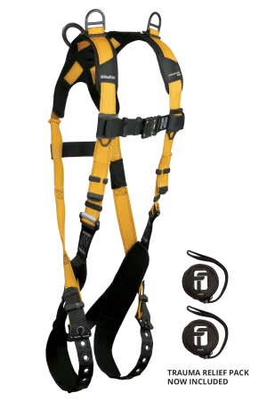 FallTech 7027B Journeyman Flex® Aluminum 3D Retrieval Non-belted Full Body Harness (each)