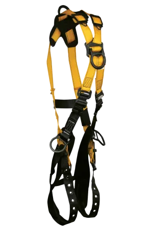 FallTech 7029B Journeyman Flex® Aluminum 4D Cross-over Climbing Full Body Harness (each)