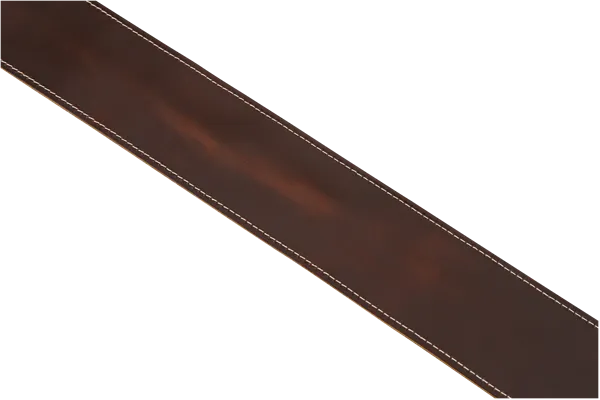 Fender® Broken-In Leather Strap, Brown 2.5"