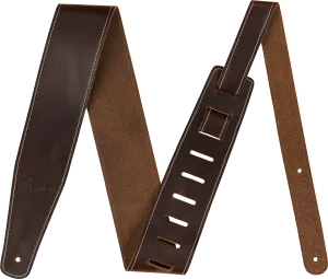 Fender® Broken-In Leather Strap, Brown 2.5"
