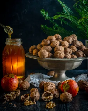 Fine Art Metal Print, Walnuts I