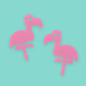 Flamingo Fancies Dangles -  2 Pair