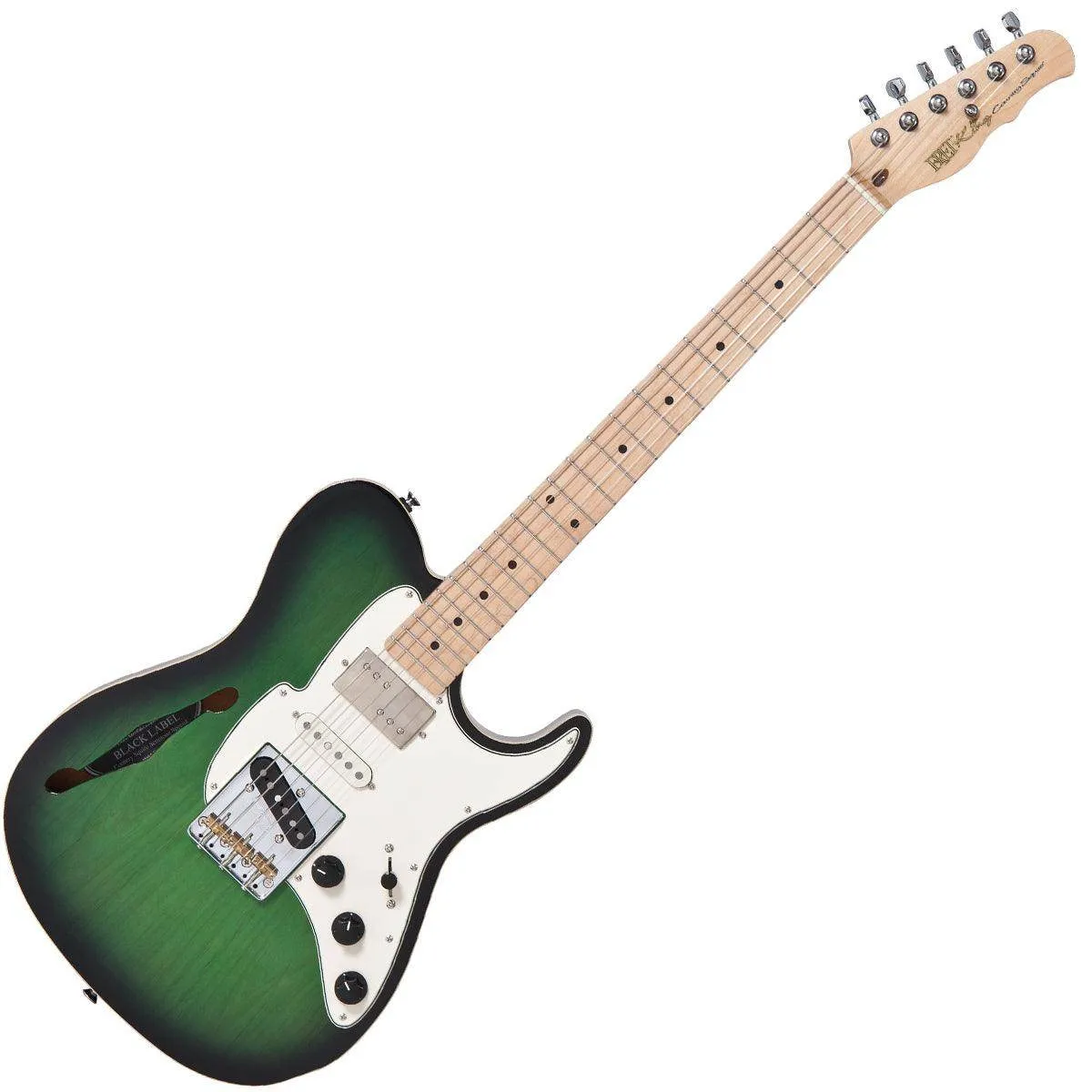 Fret-King Country Squire Semitone Special ~ Ash Green Burst