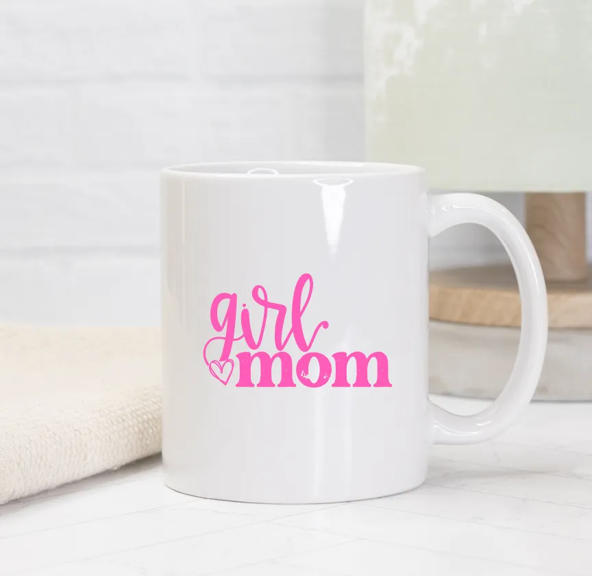 Girl Mom Coffee Mug