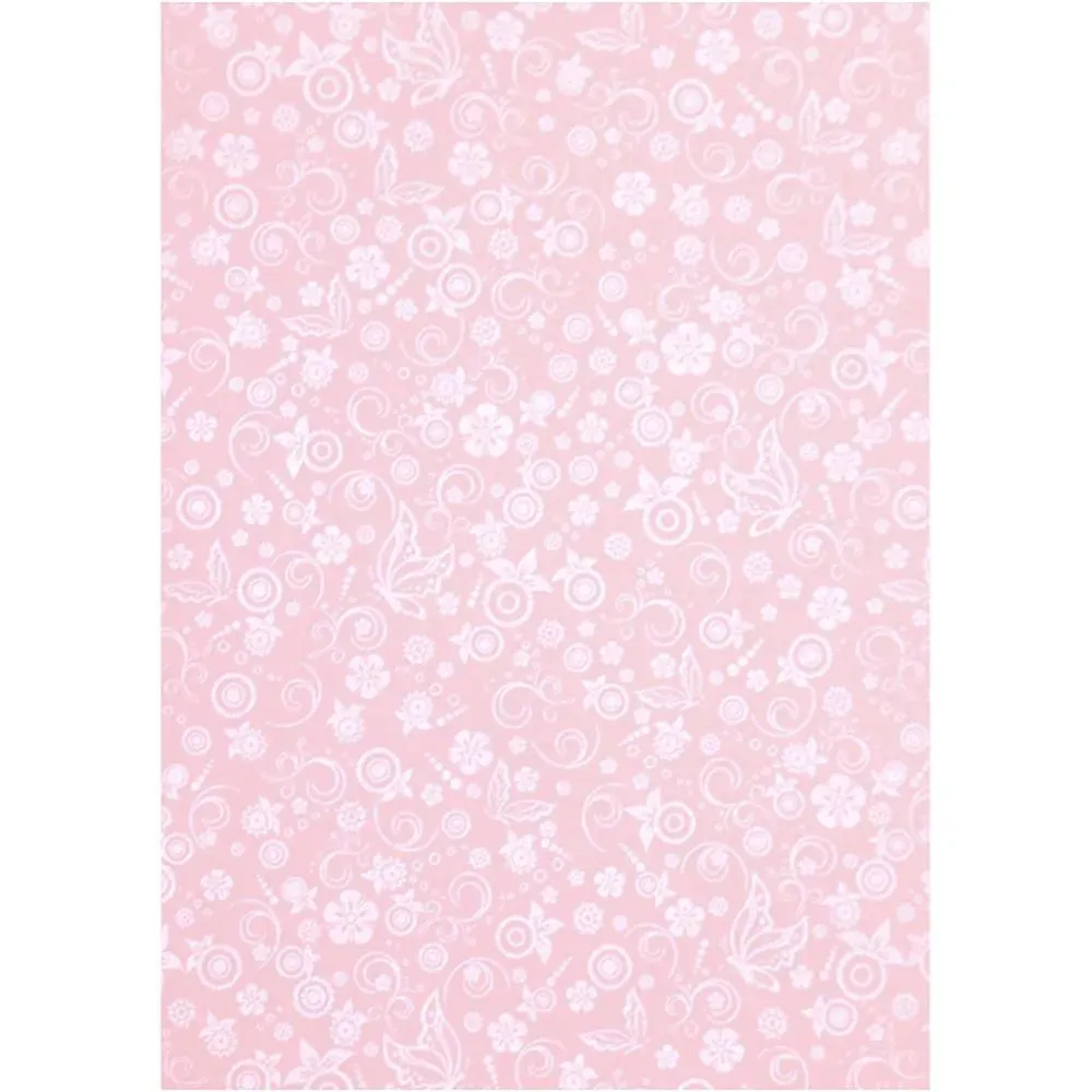 Glossy Paper Faint Silver Print Pattern Making Greeting Cards Invitations Crafts