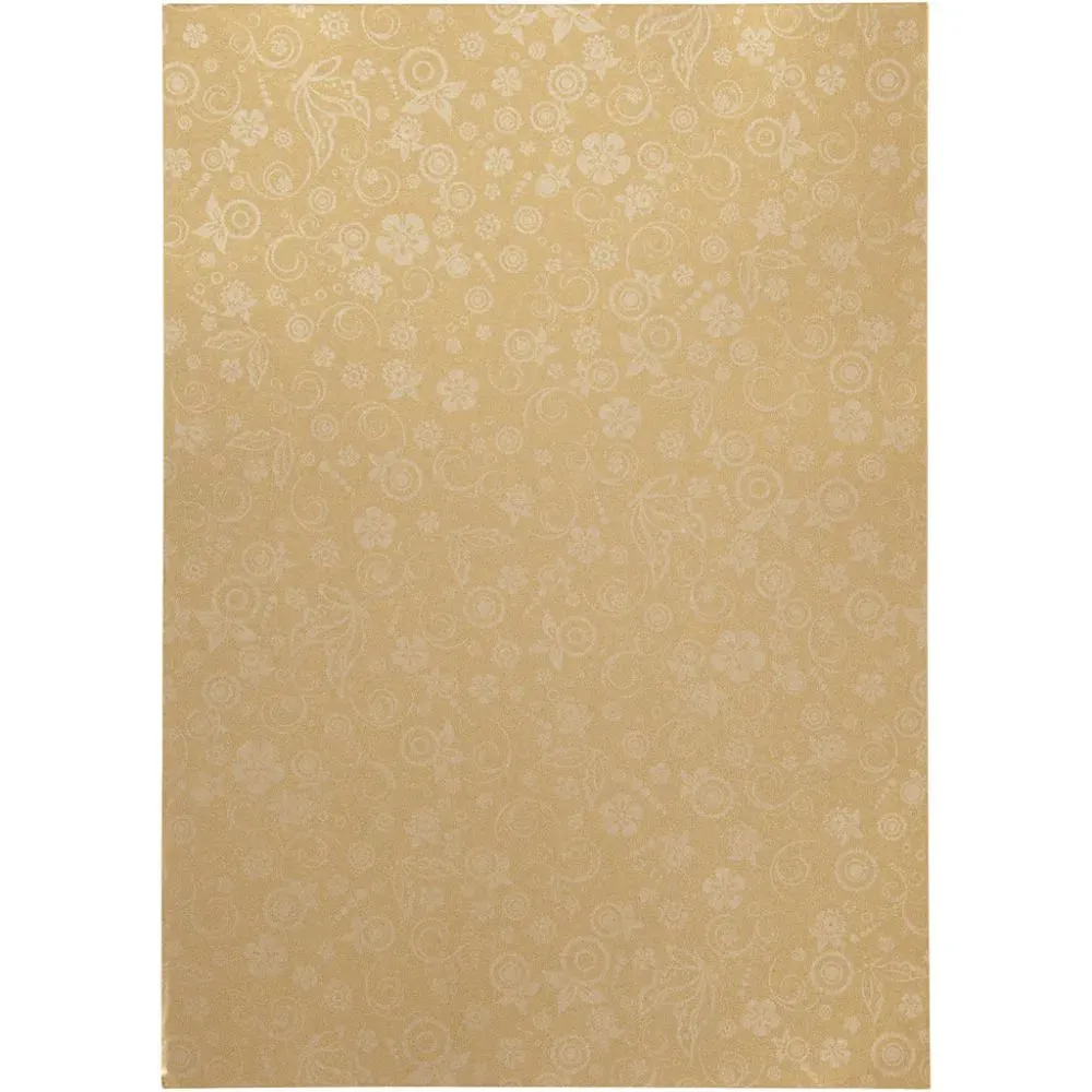 Glossy Paper Faint Silver Print Pattern Making Greeting Cards Invitations Crafts