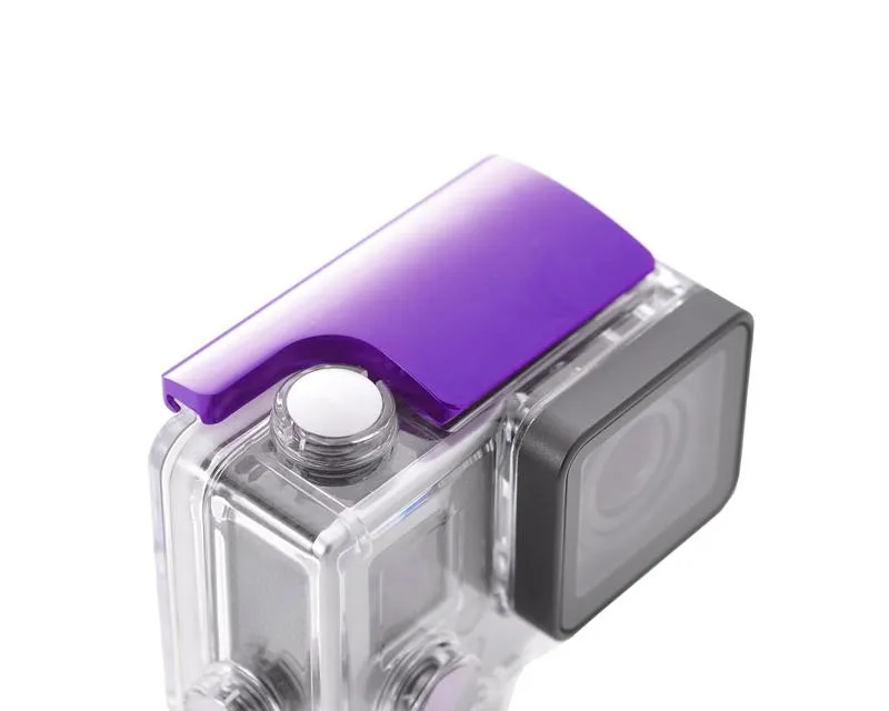 GoPro Aluminum Snap Latch Waterproof Housing Lock for Hero 3 /4-Purple