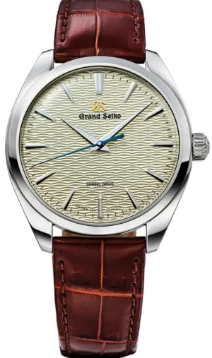 Grand Seiko Elegance Collection Spring Drive Thailand Exclusive Limited Edition Nami “Suwa Wave” SBGY021