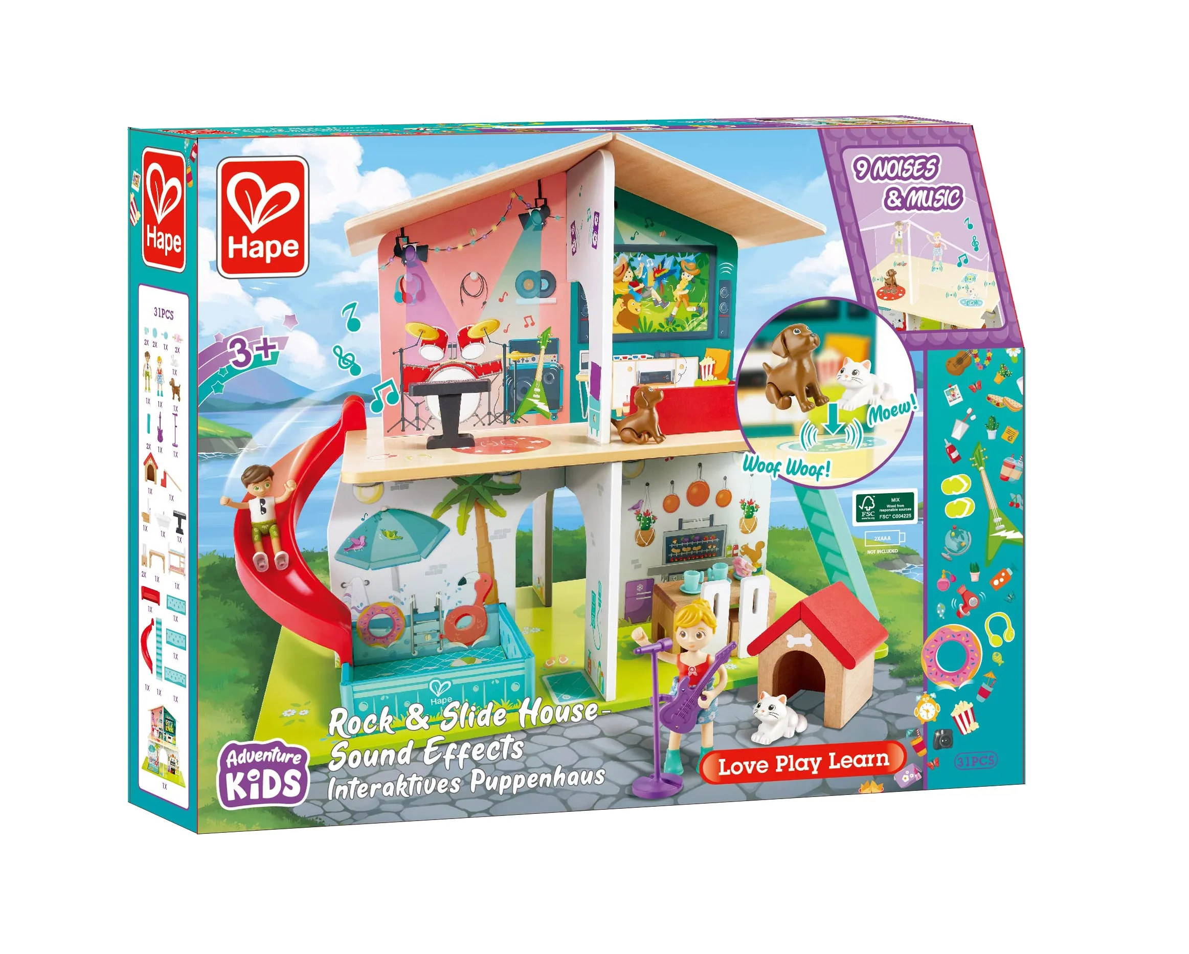 Hape Musical Dollhouse