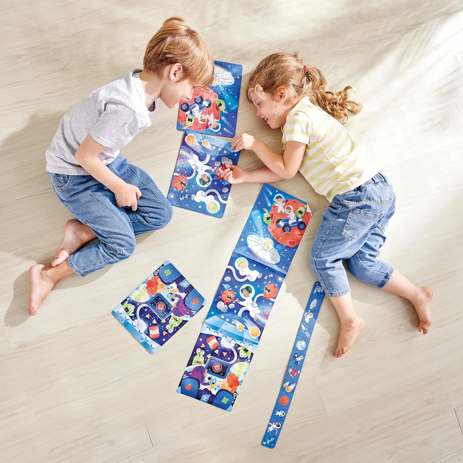 Hape Space Adventure Puzzle Stage 5 (3-in-1)