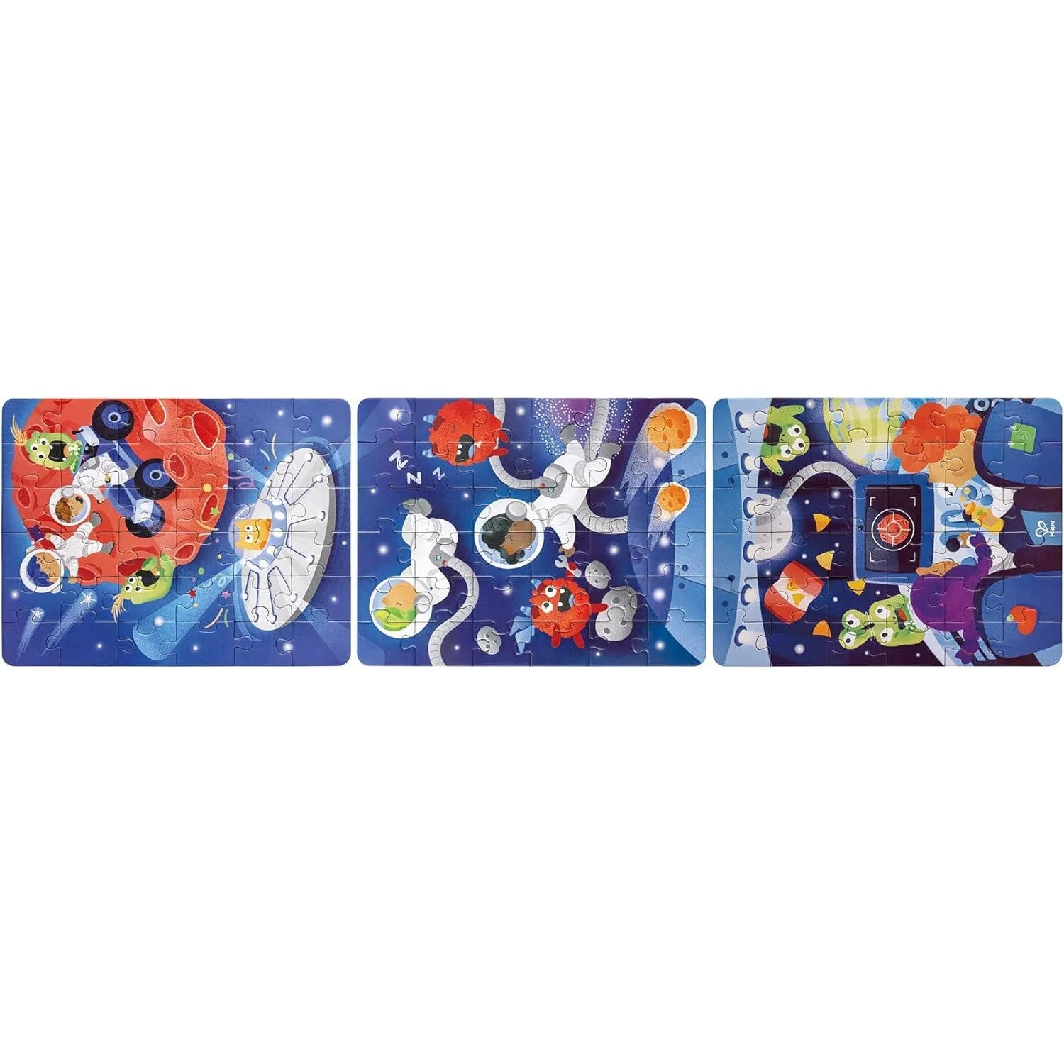 Hape Space Adventure Puzzle Stage 5 (3-in-1)