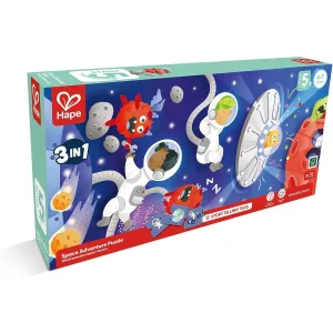 Hape Space Adventure Puzzle Stage 5 (3-in-1)