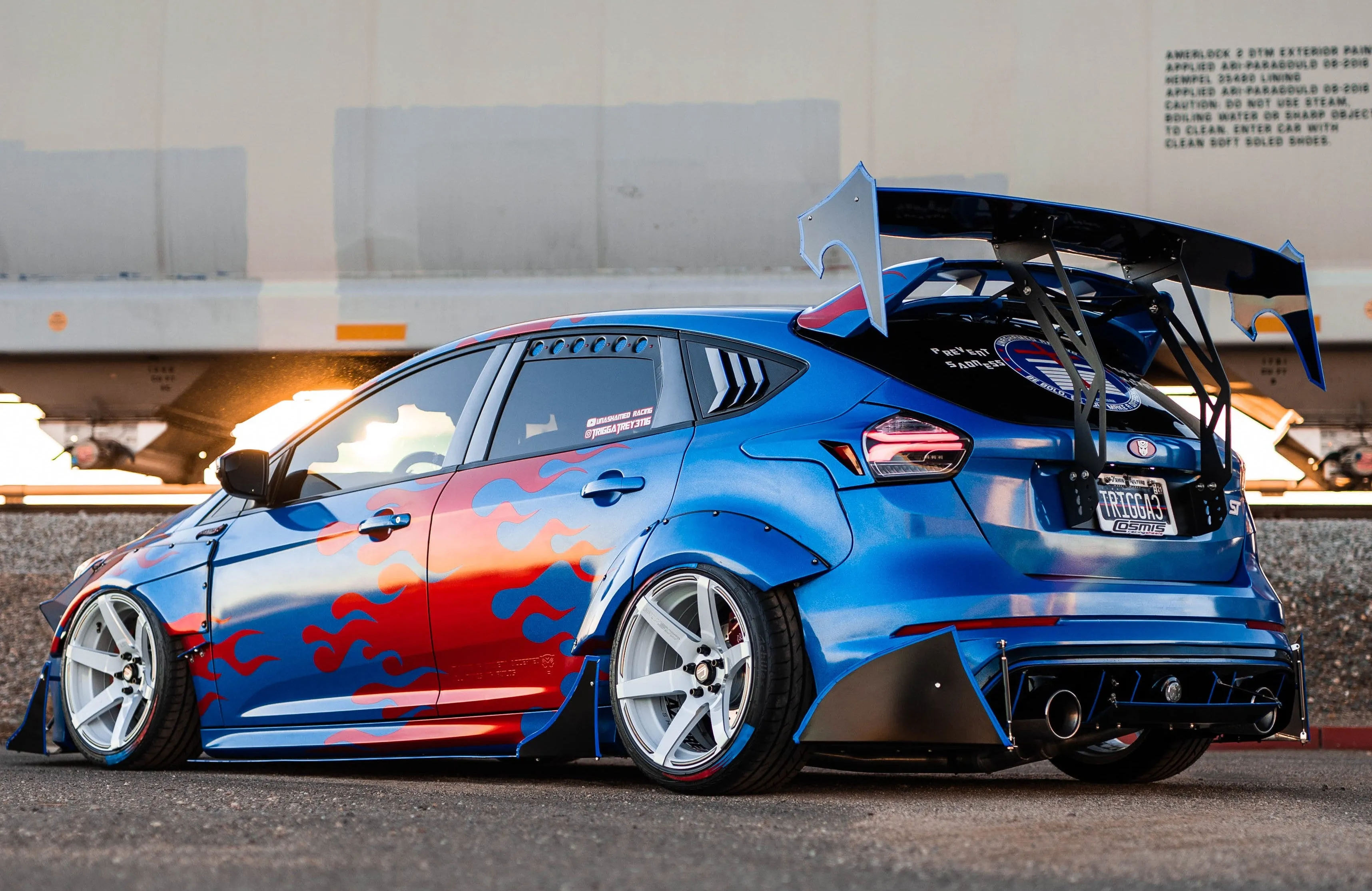 Hatch Mount Wing for 13-18 Ford Focus ST