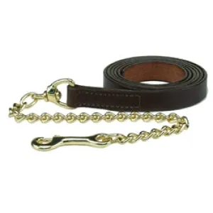 HDR Leather Lead with Chain