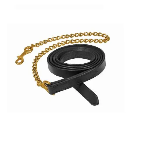 HDR Leather Lead with Chain