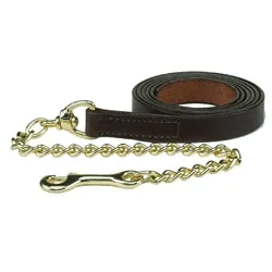 HDR Leather Lead with Chain