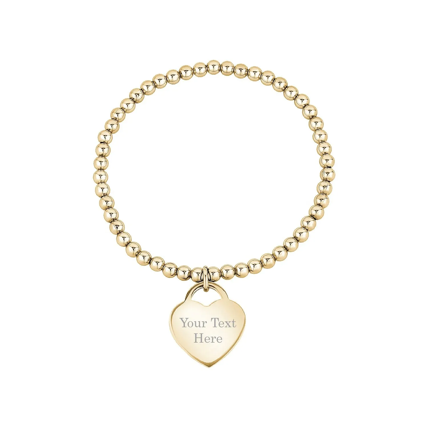 Heart Stretch Bead Bracelet
