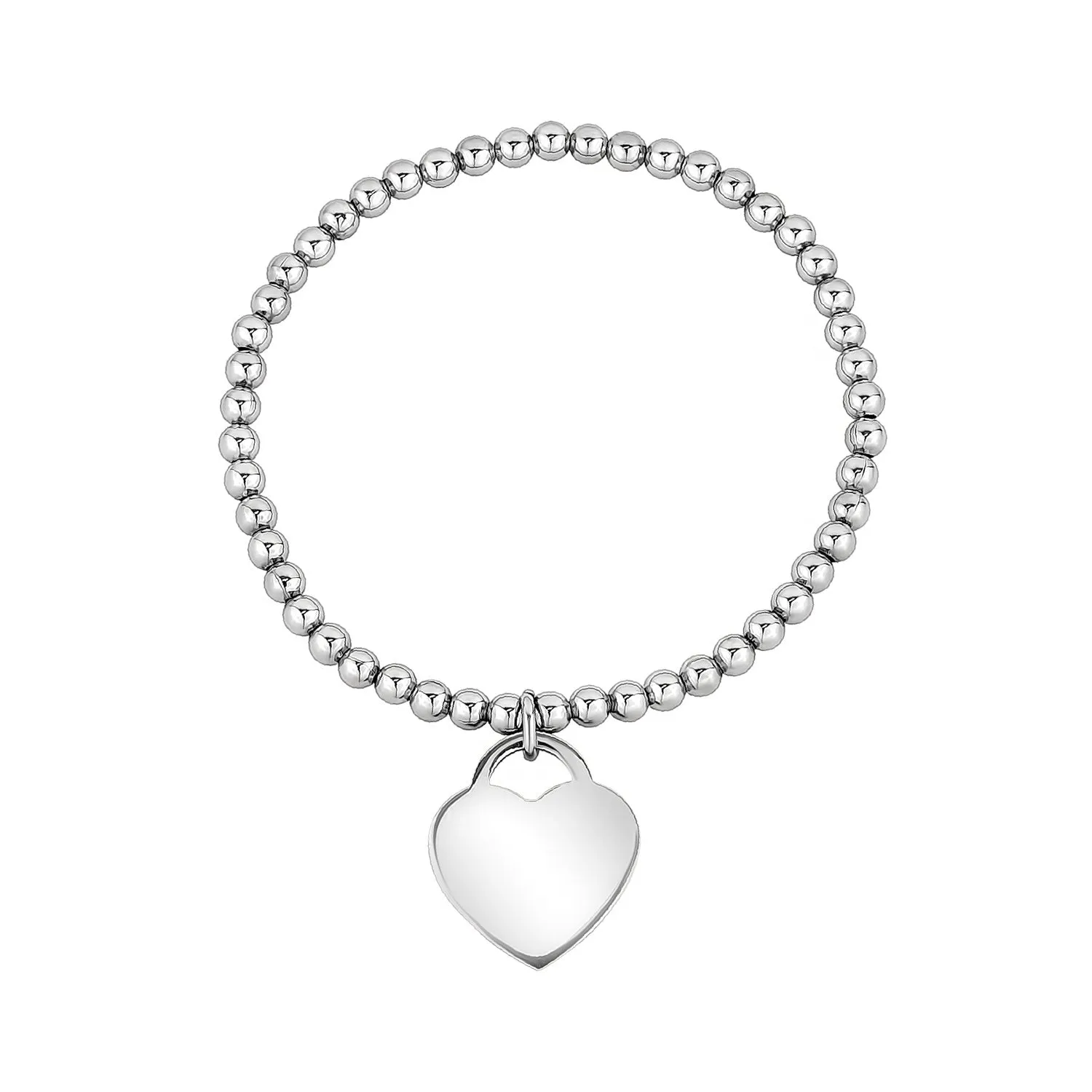 Heart Stretch Bead Bracelet