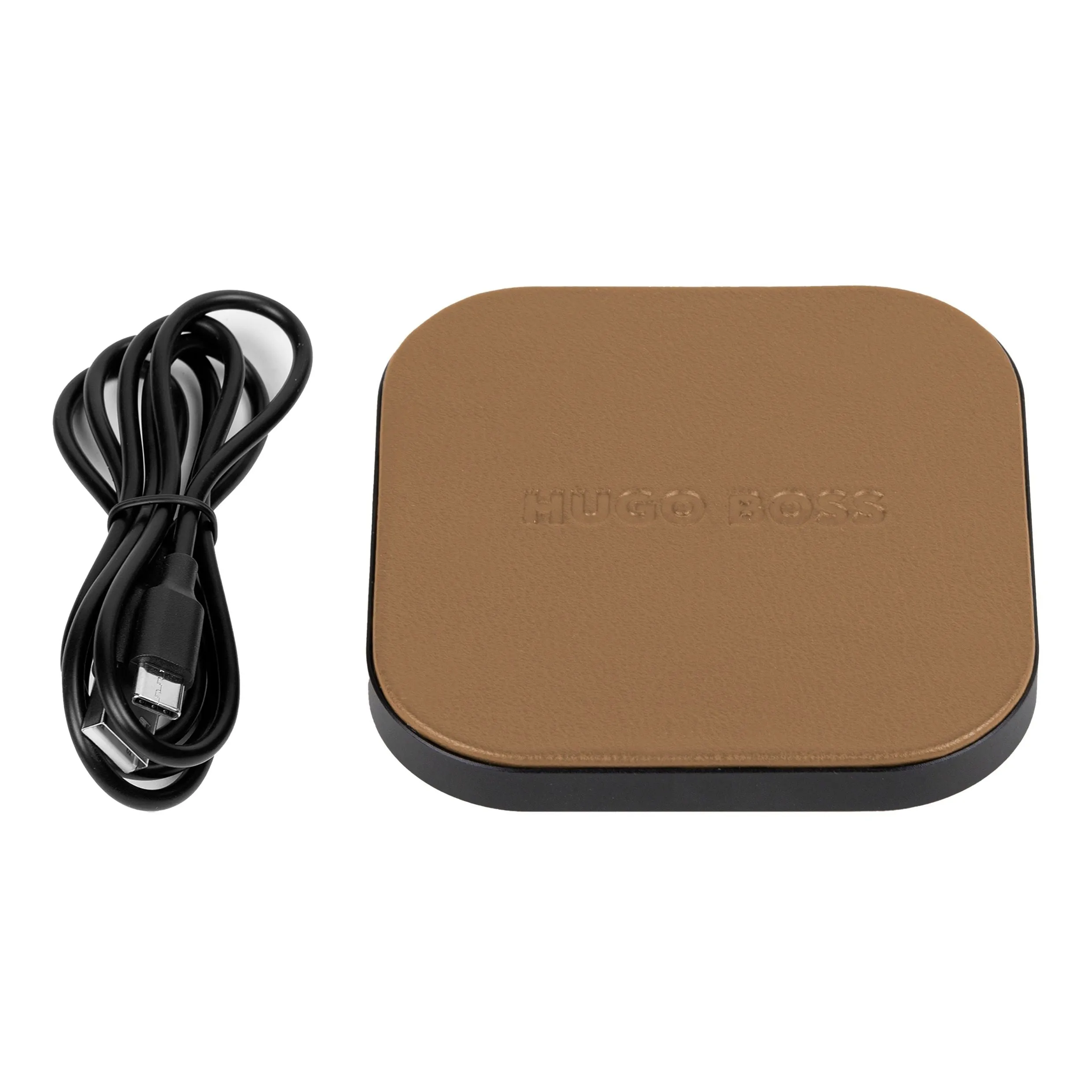 HUGO BOSS HAG321X-Wireless charger Iconic Camel