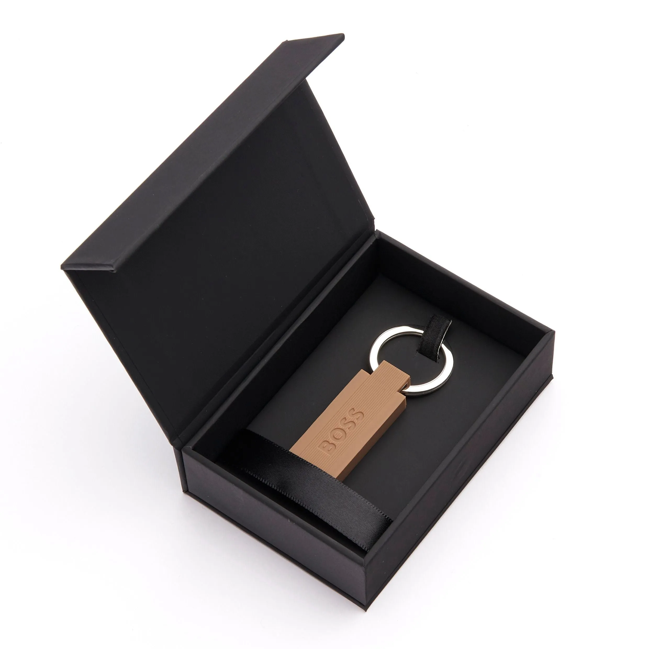 HUGO BOSS HAK421X - Key ring Edge Iconic Camel