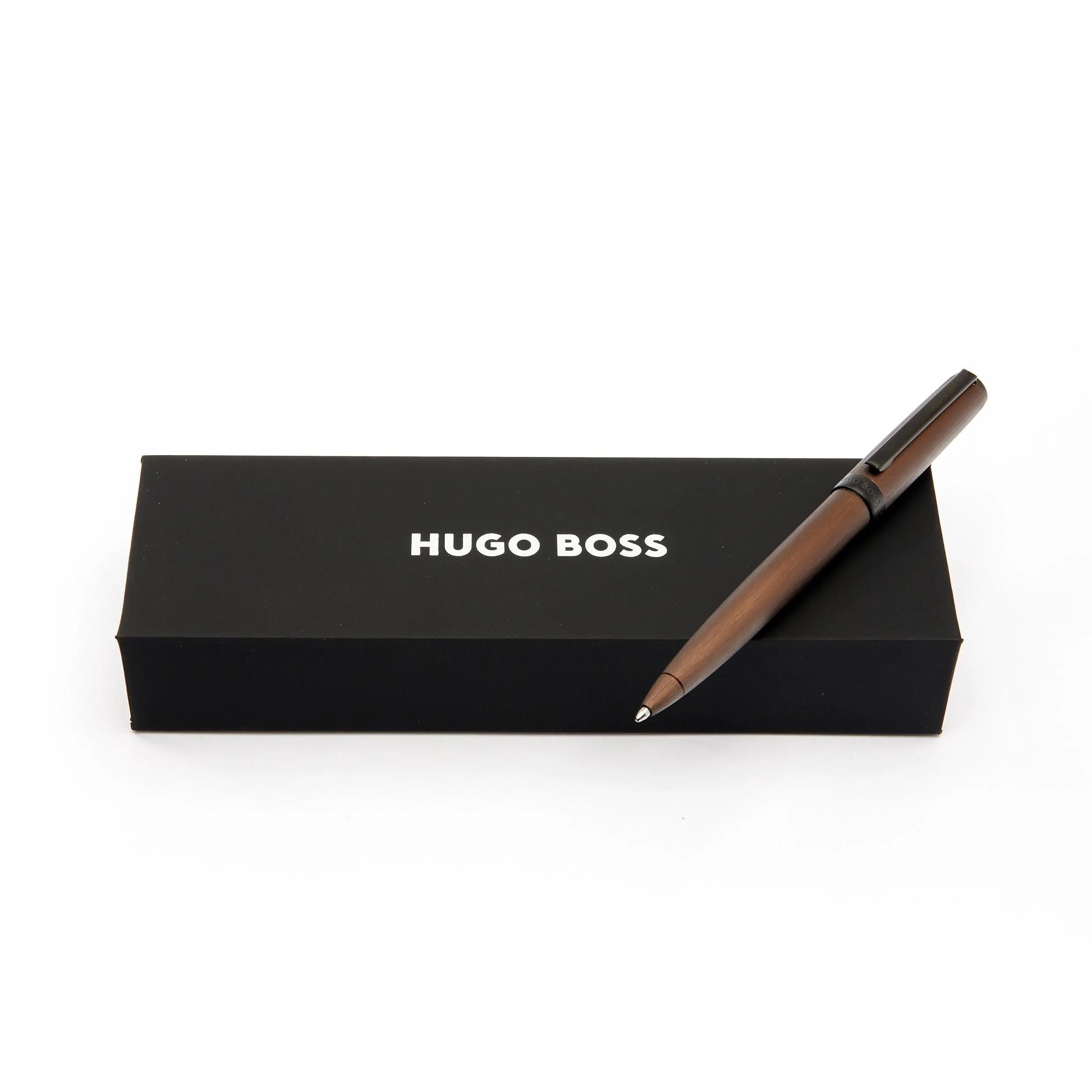 HUGO BOSS HSK4414T-Ballpoint pen Gear Brushed Khaki