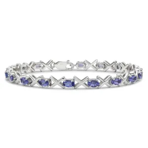 Hugs & Kisses Tanzanite Bracelet