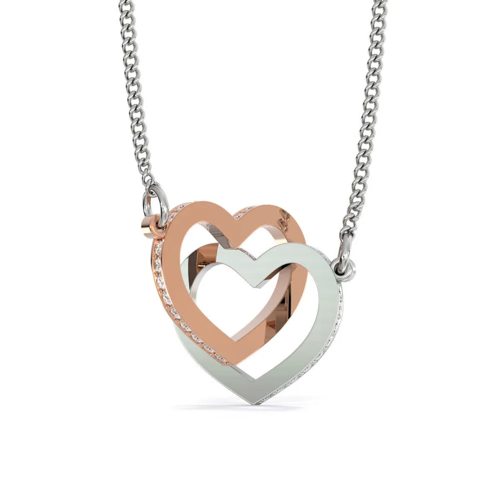 I’ll Hold You In My Heart Interlocking Heart Necklace